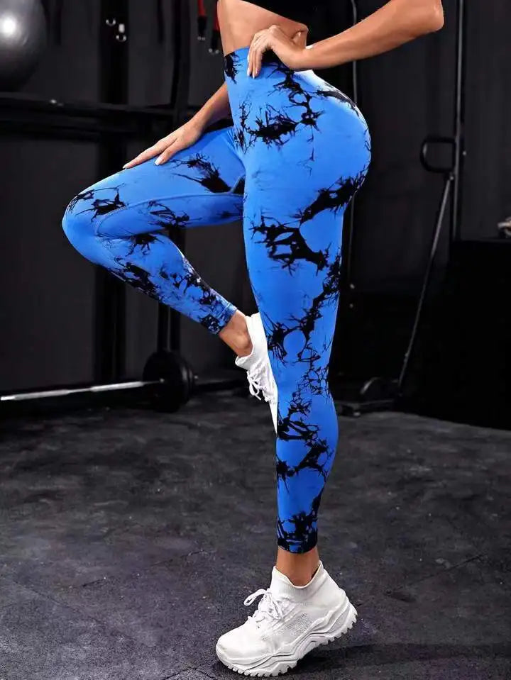 Legging de sport design électrique