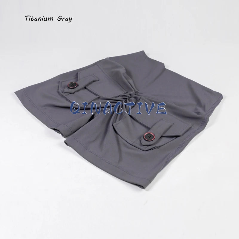 Short push up taille haute avec poche arrière