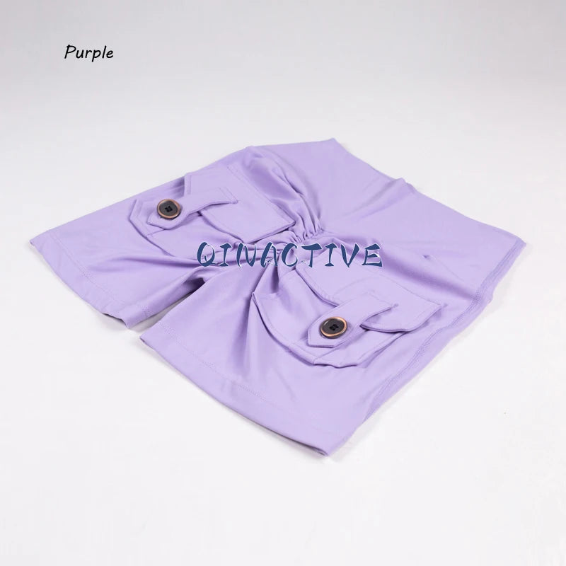 Short push up taille haute avec poche arrière