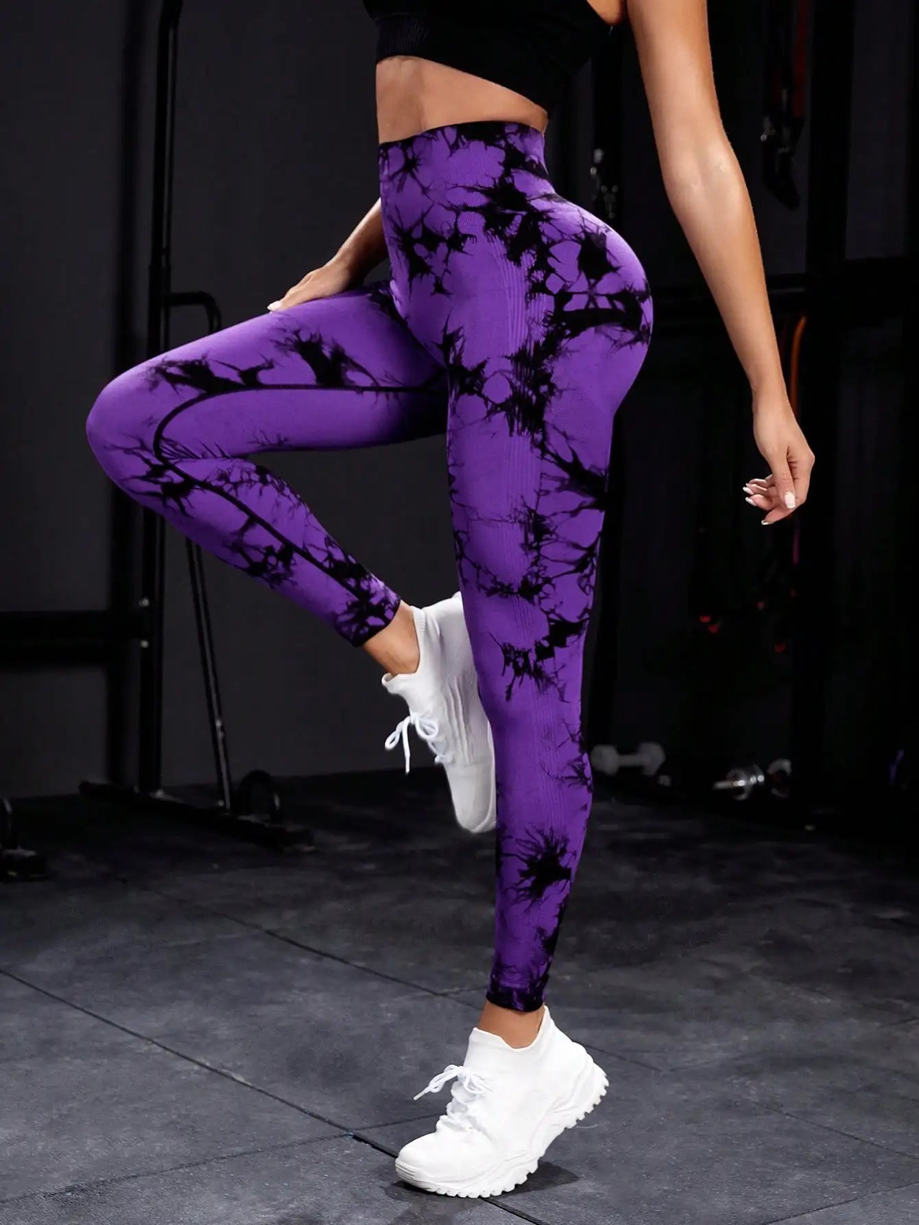 Legging de sport design électrique
