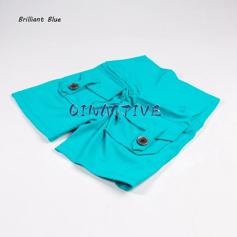 Short push up taille haute avec poche arrière