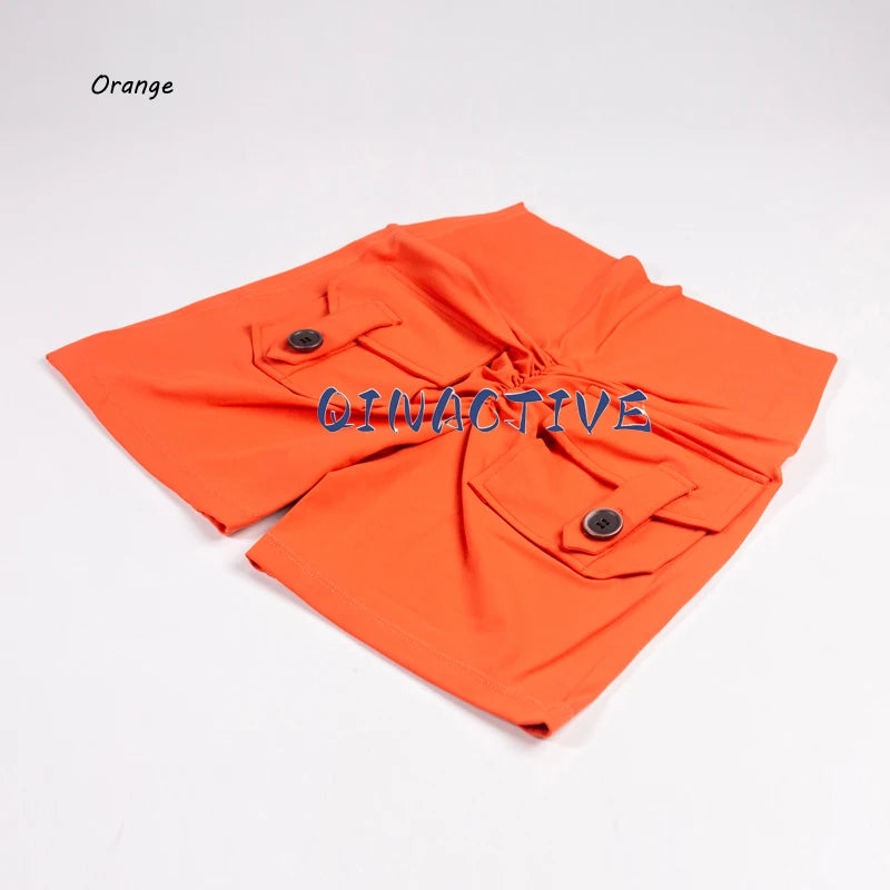 Short push up taille haute avec poche arrière