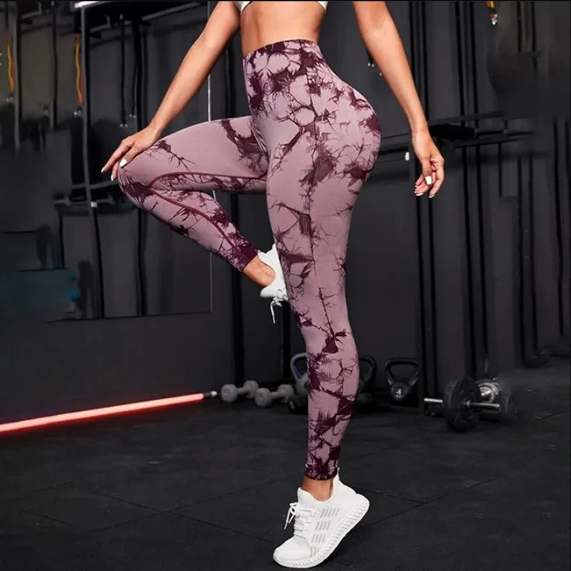 Legging de sport design électrique