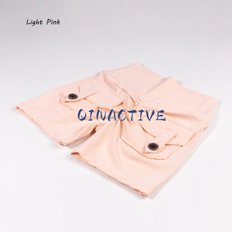 Short push up taille haute avec poche arrière