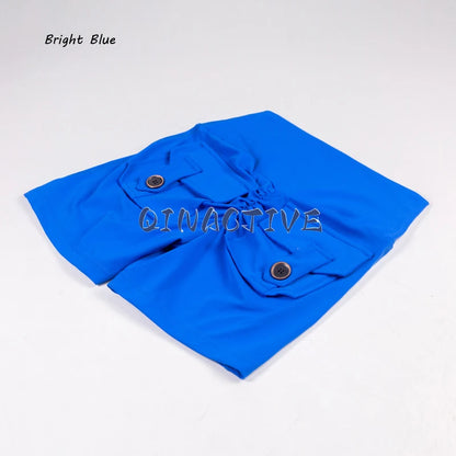 Short push up taille haute avec poche arrière
