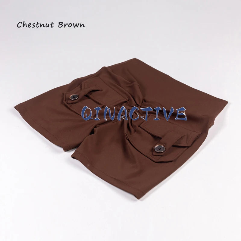Short push up taille haute avec poche arrière