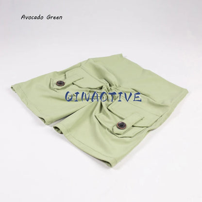 Short push up taille haute avec poche arrière